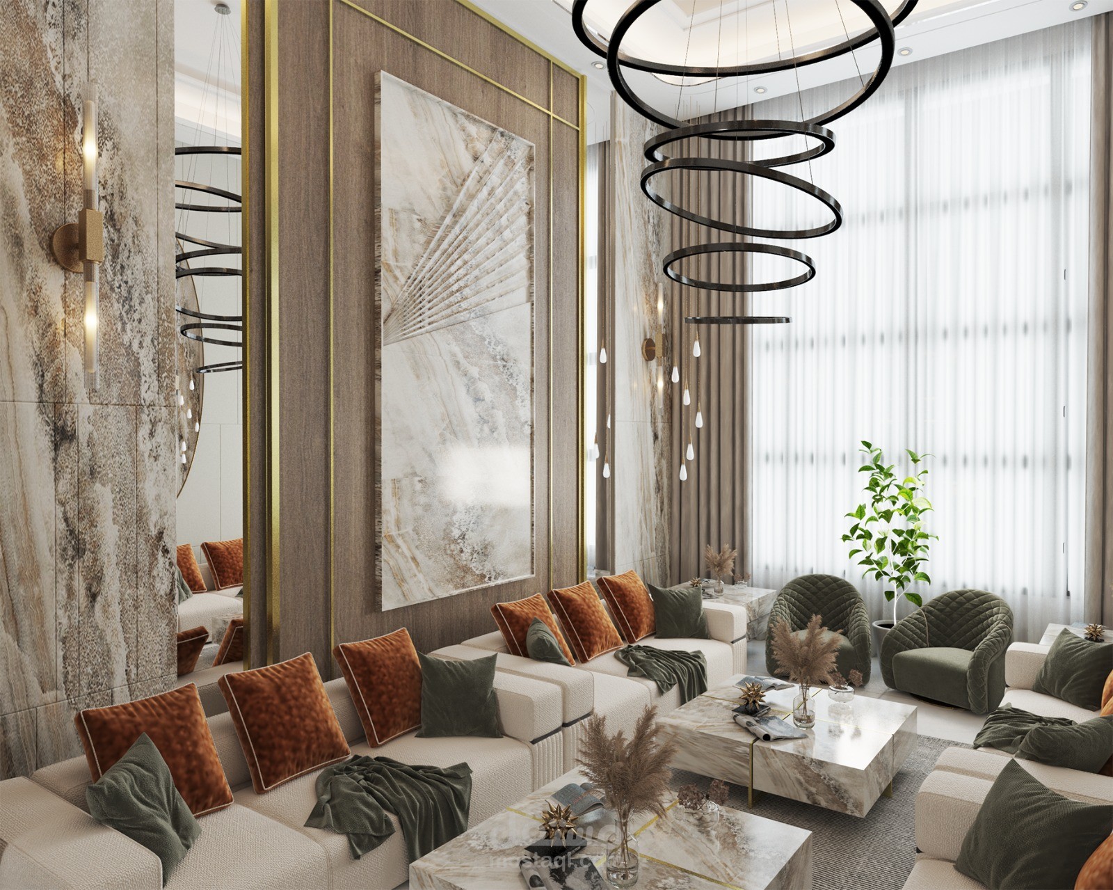 مجلس استقبال وصاله معيشة نيو كلاسيك