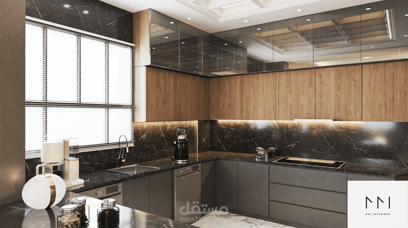 مطابخ بتصميمات مختلفة