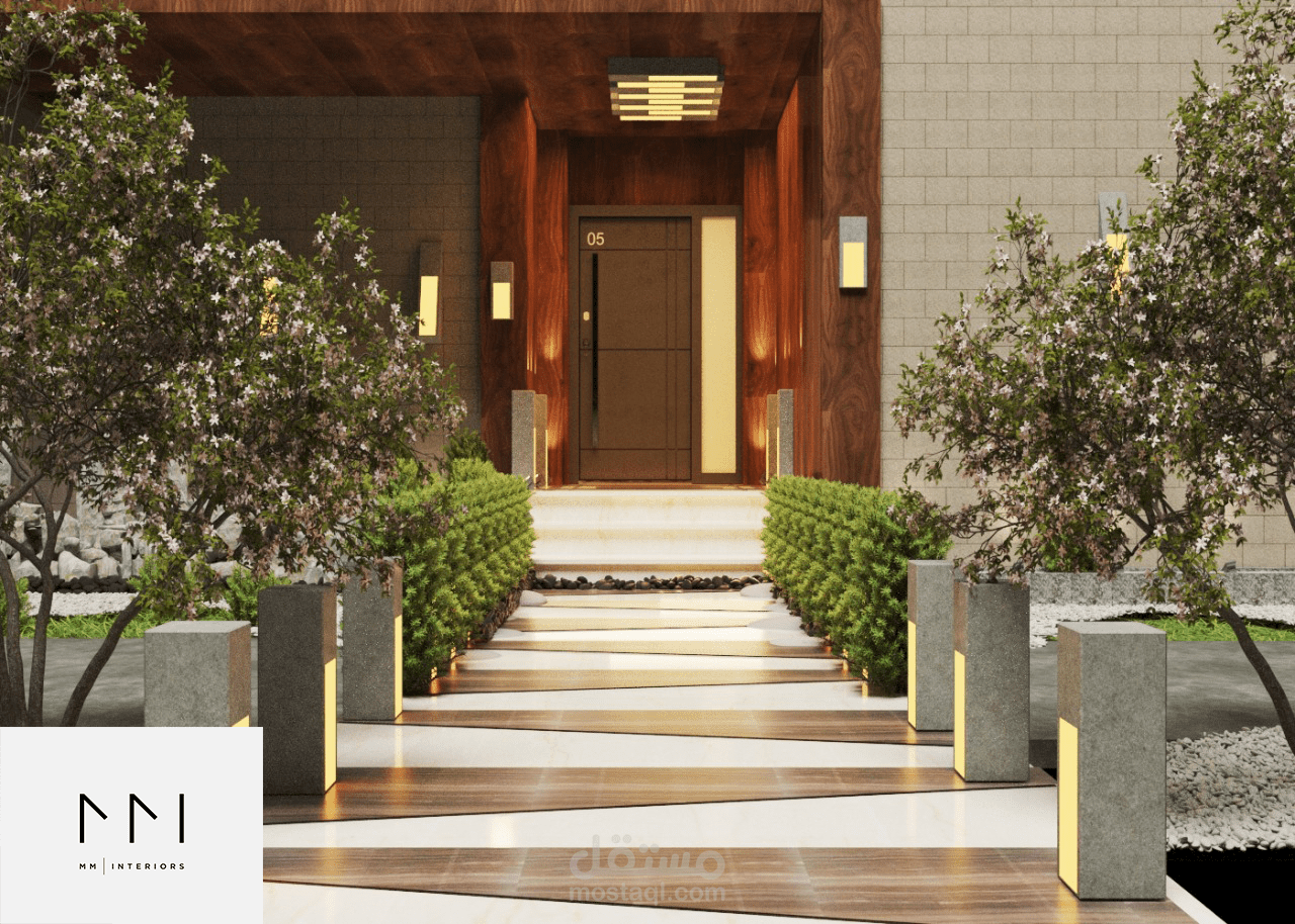 تصميم مداخل سكنيه