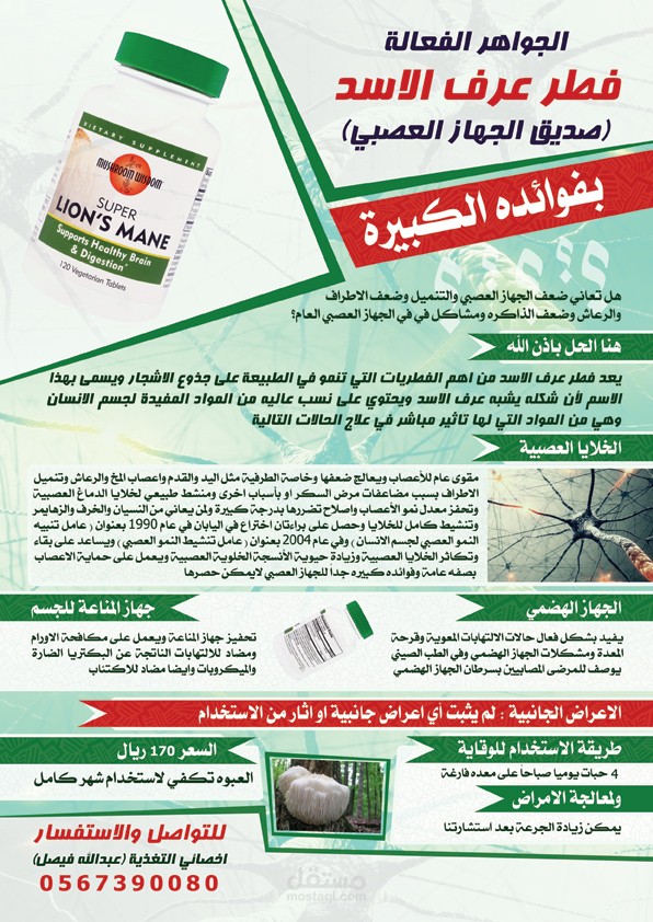 بروشور "فلاير" (3) لـ منتجات غذائية