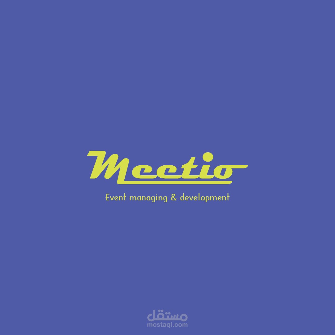 Meetio-event managing Logo design