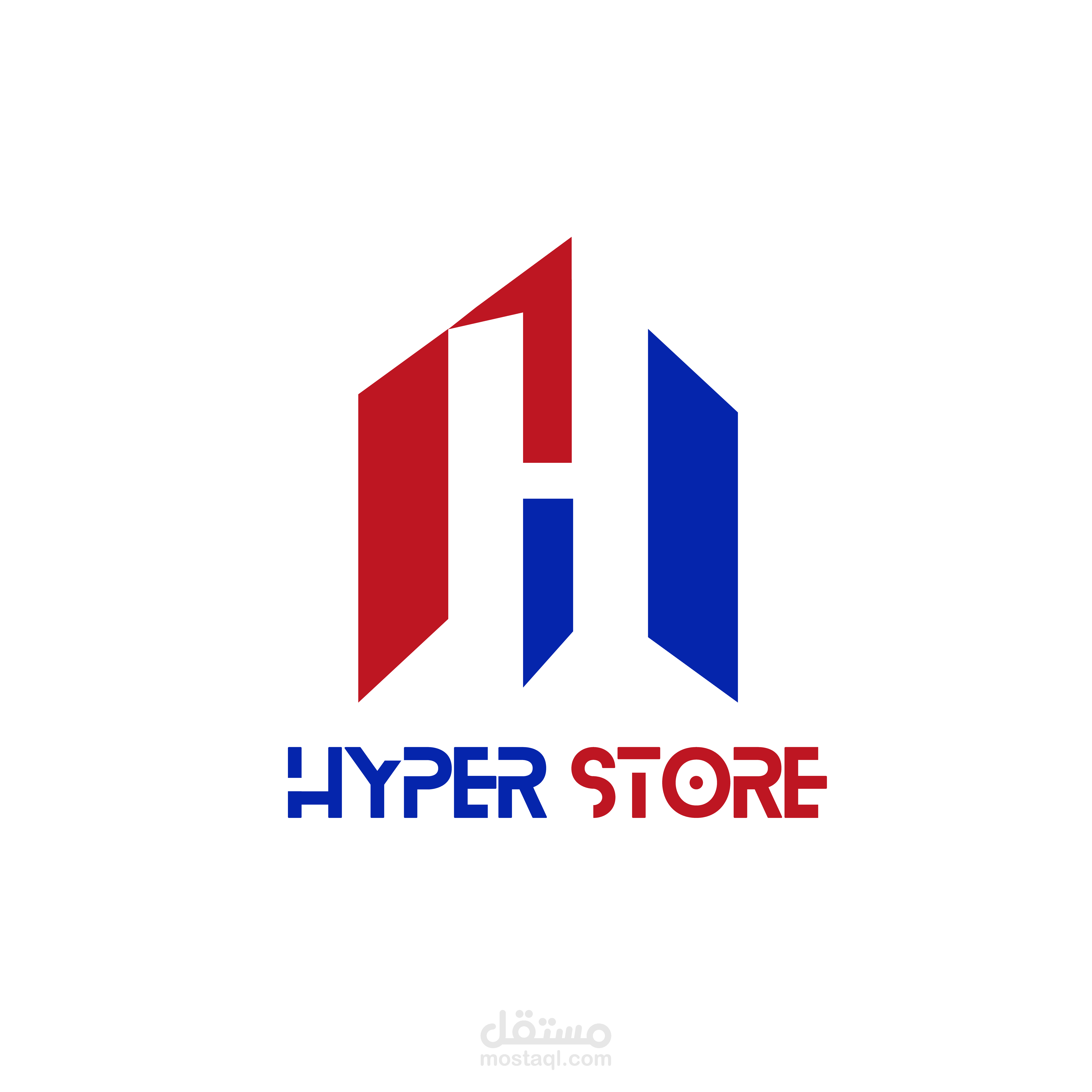 انشاء وتصميم لوجو شركة HYPER STORE