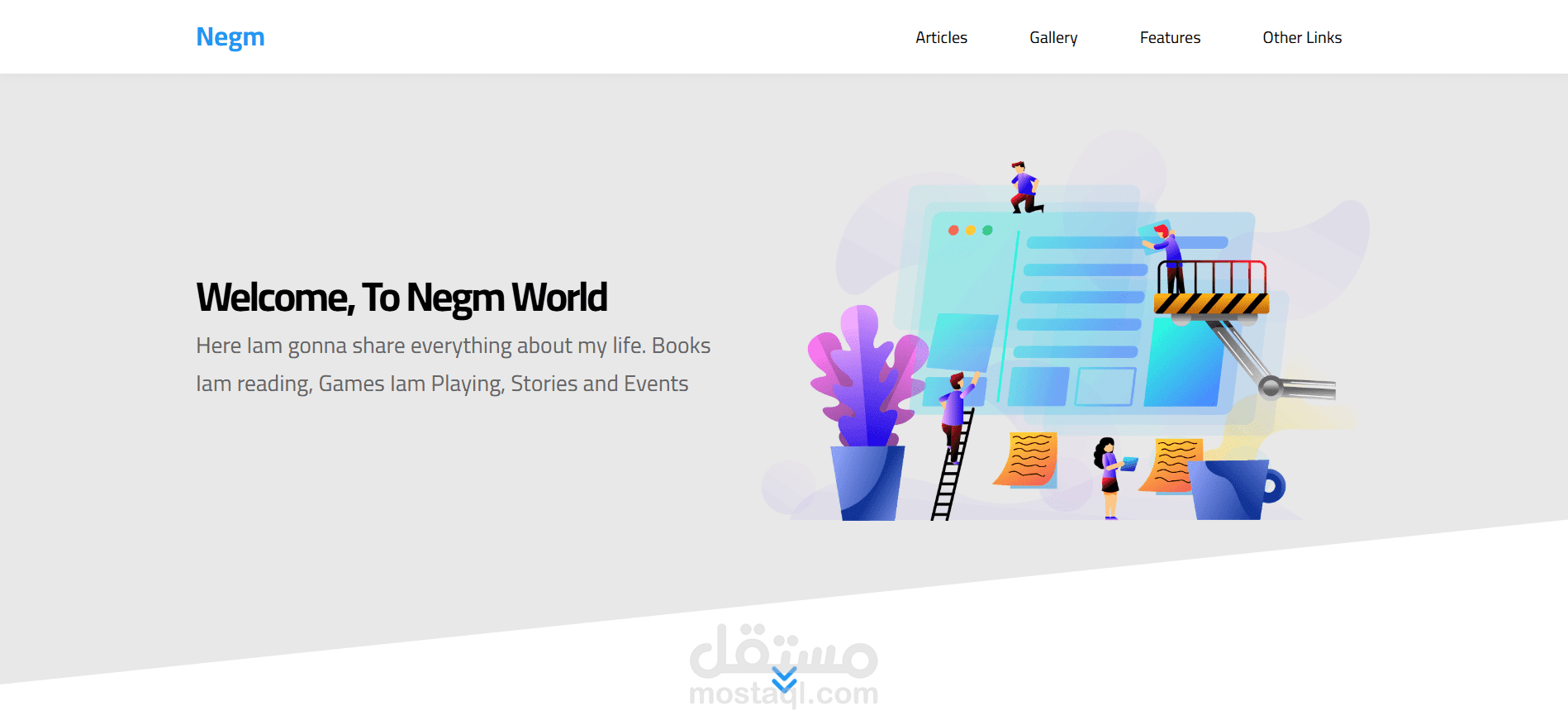 portfolio HTML CSS template