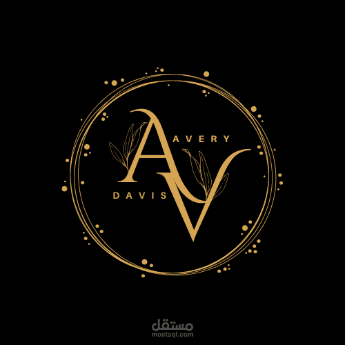 Elegant Monogram Logo Design for Personal Brand or Boutique