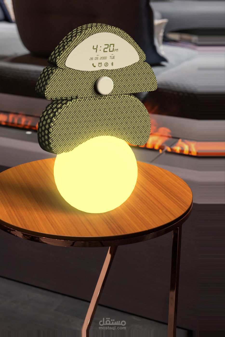 تصميم 3d لسماعة بلوتوث