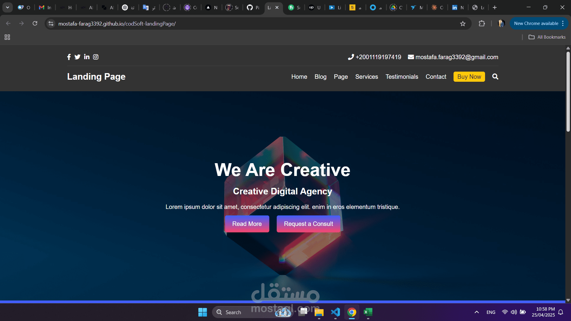 Responsive Landing Page