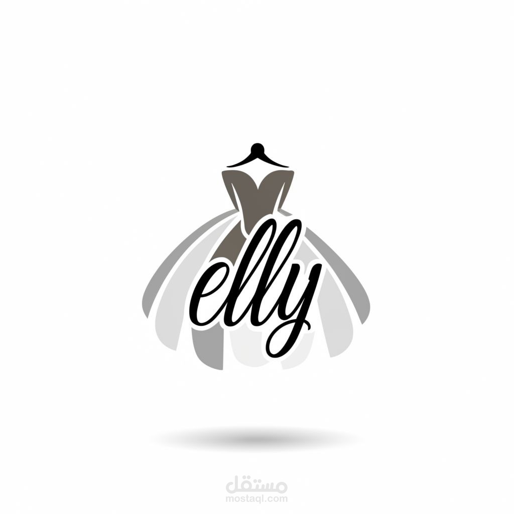 Logo for elly dress store