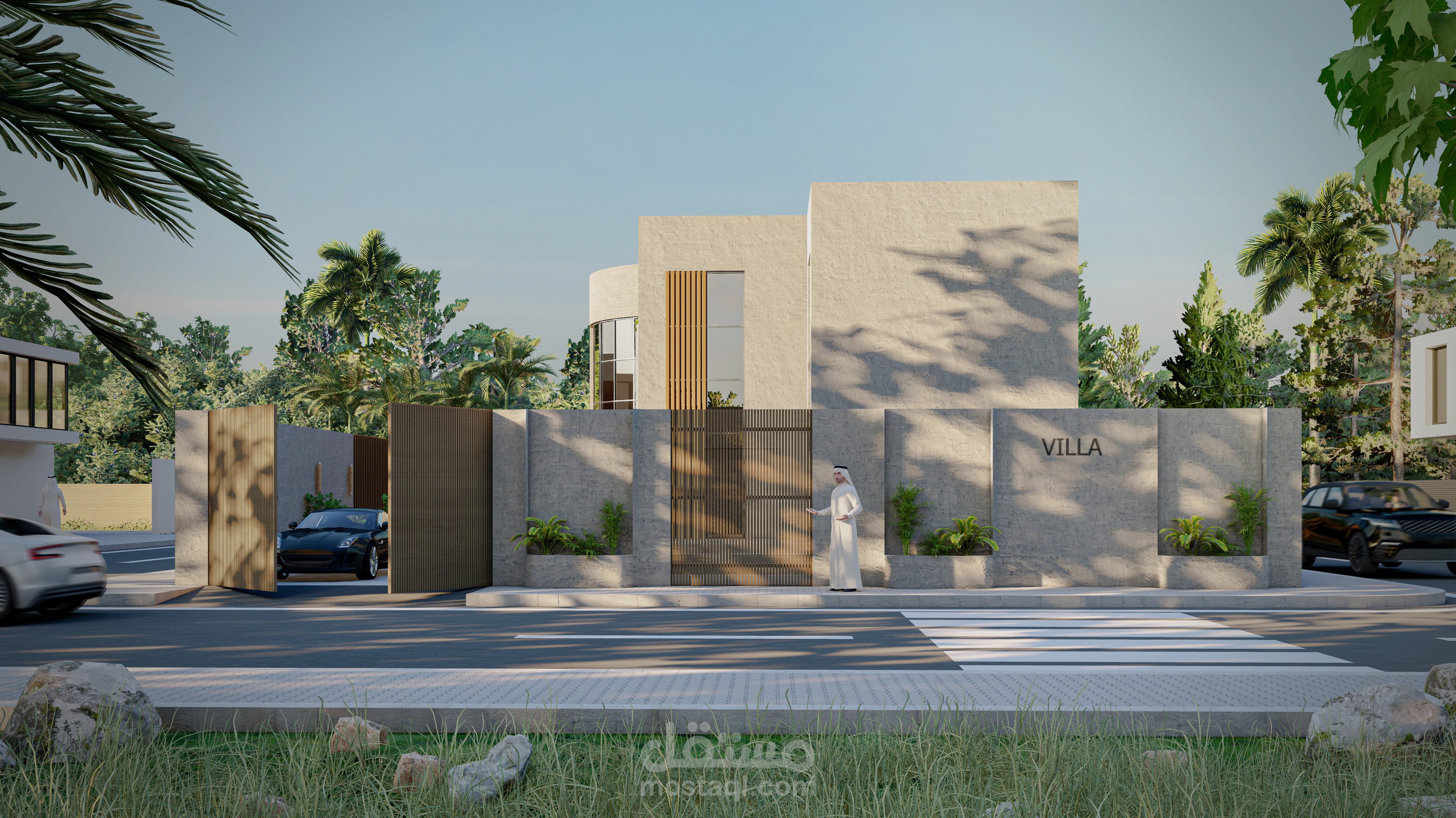 تصميم واجهات فيلا modern