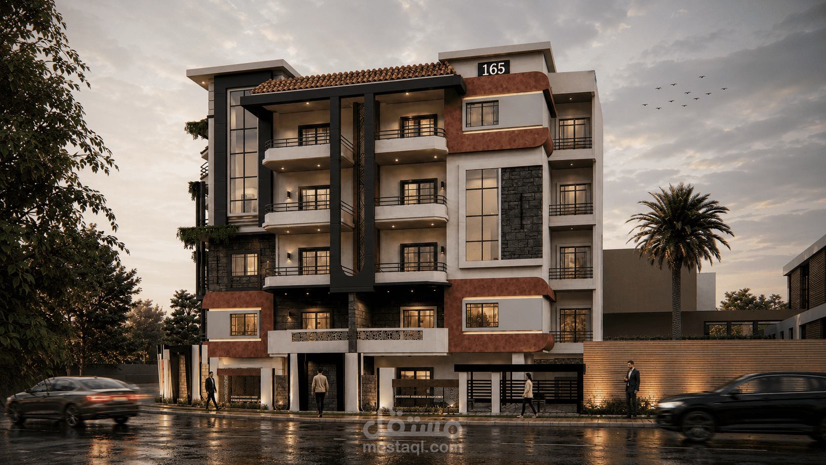 تصميم واجهه سكنيه