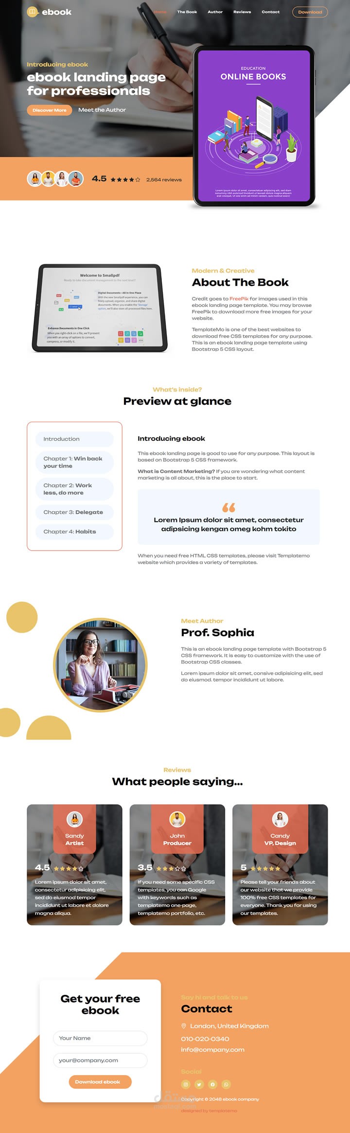 Ebook Landing