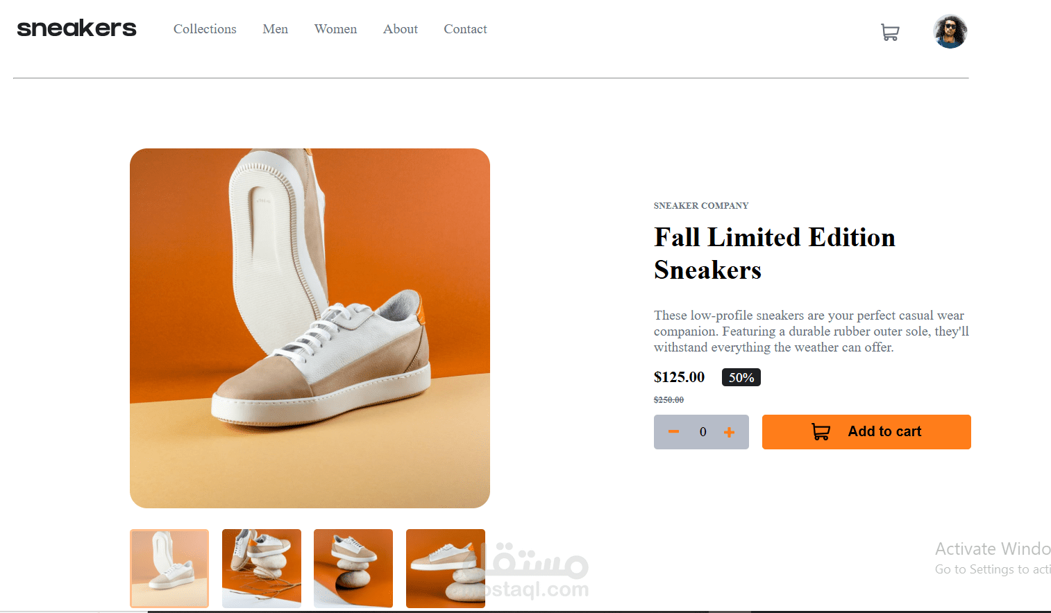 E-commerce Sneakers