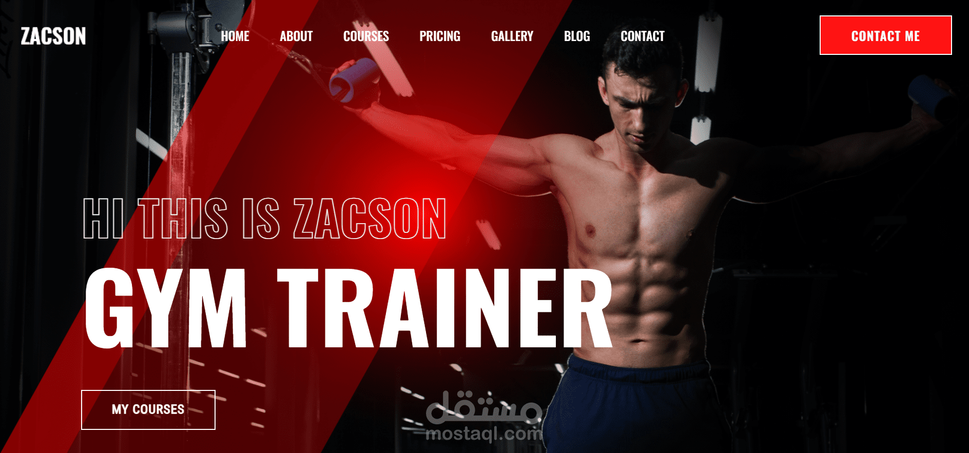 Fitness Website