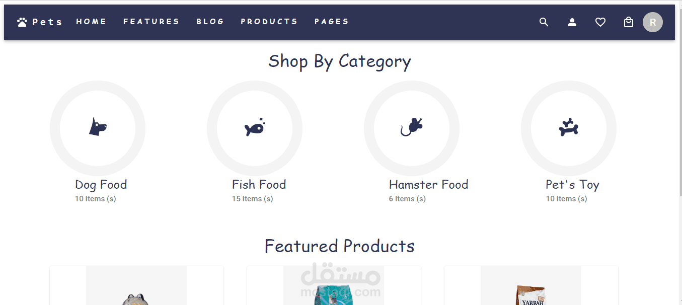 انشاء موقع e-commerce مع جميع المميزات مع  الباك اند و لوحة التحم بس استخدام لغات برمجة كثيرة