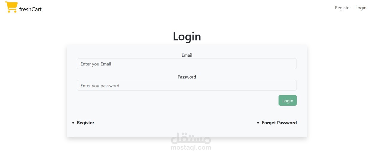 E_commerce with React