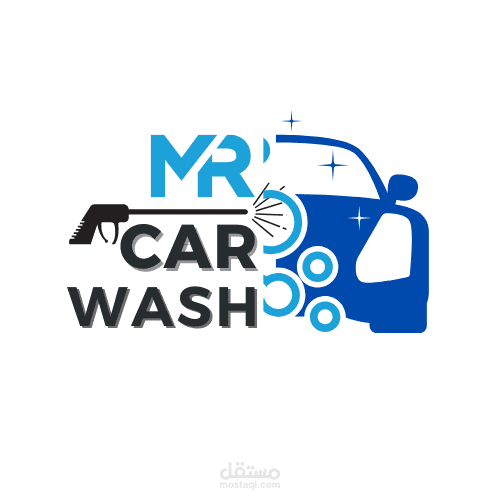 لوجو شركه غسيل سيارات