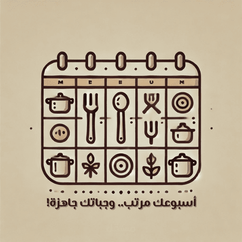 اسبوعك مرتب .. وجباتك جاهزة