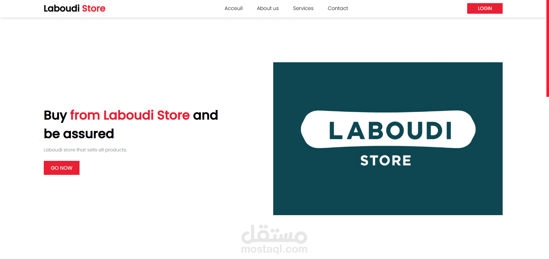 web Laboudi Store