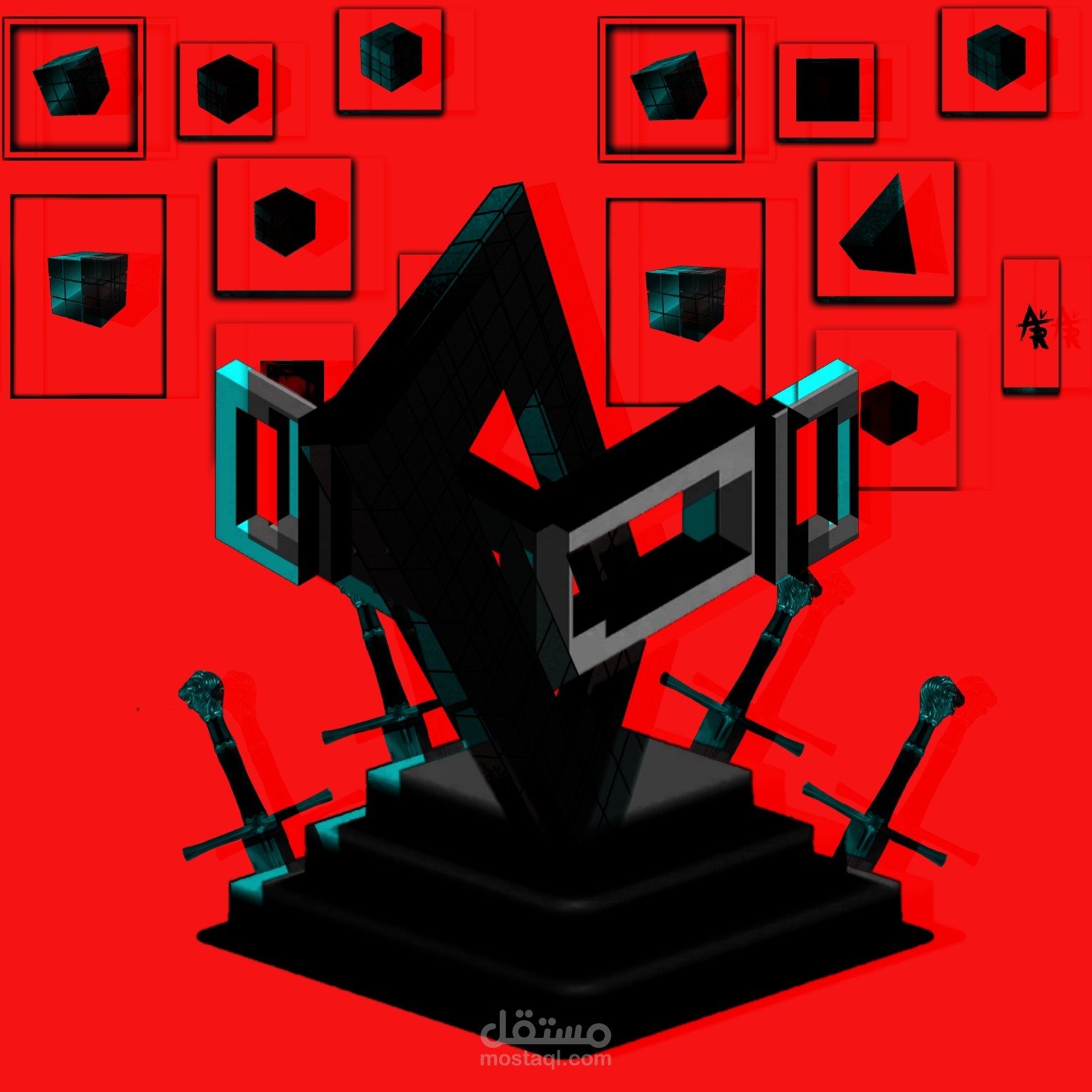 هذا Art work خاص بي قمت بعمله على برنامج picsart