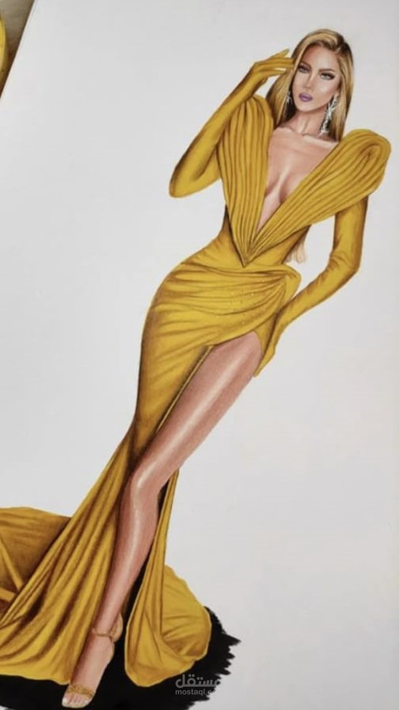 Yellow dress