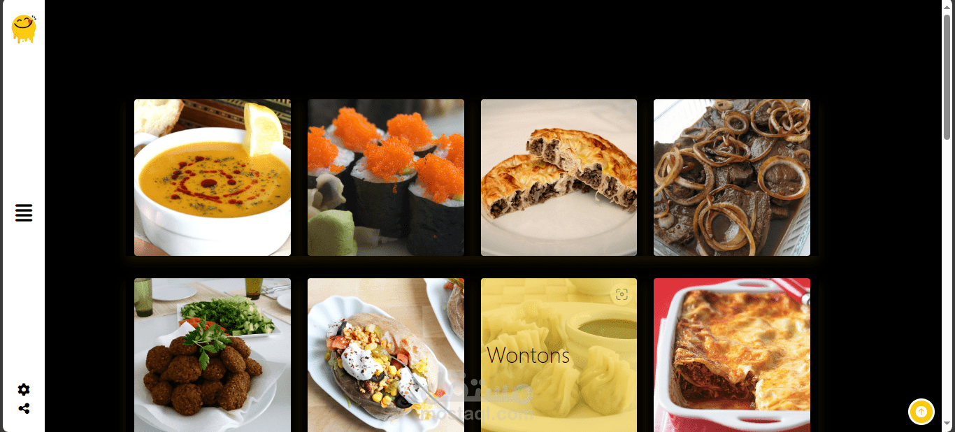 موقع أكلات مميز  (Yummy Food Website)