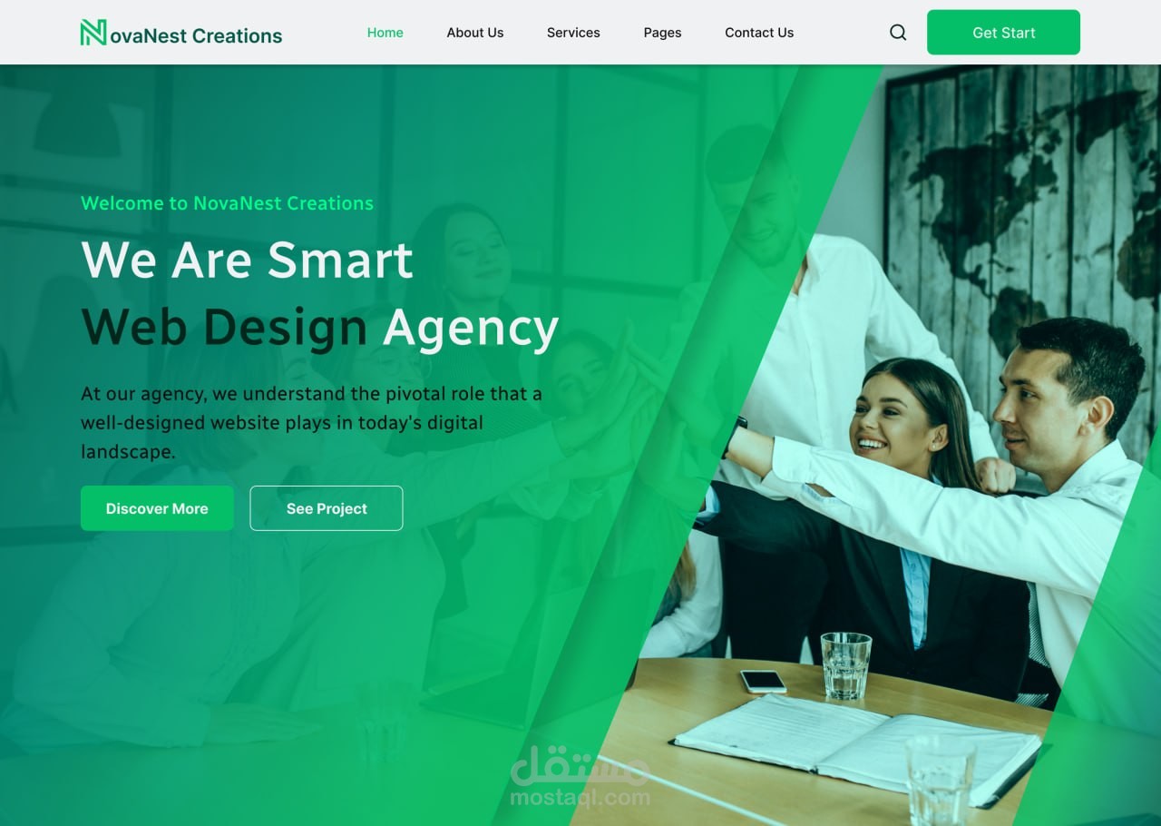company website UI design-Responsive Design