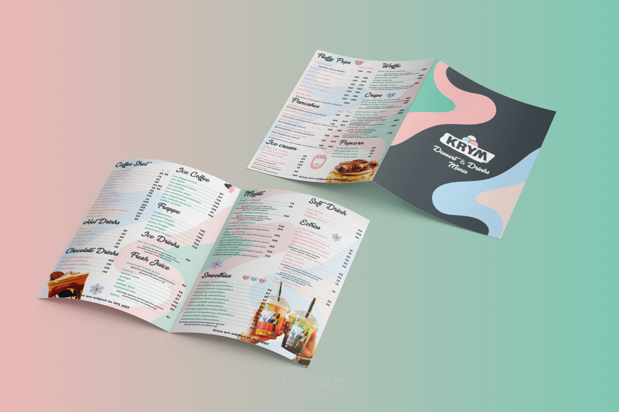 KRYM MENU DESIGN  - SOCIAL MEDIA