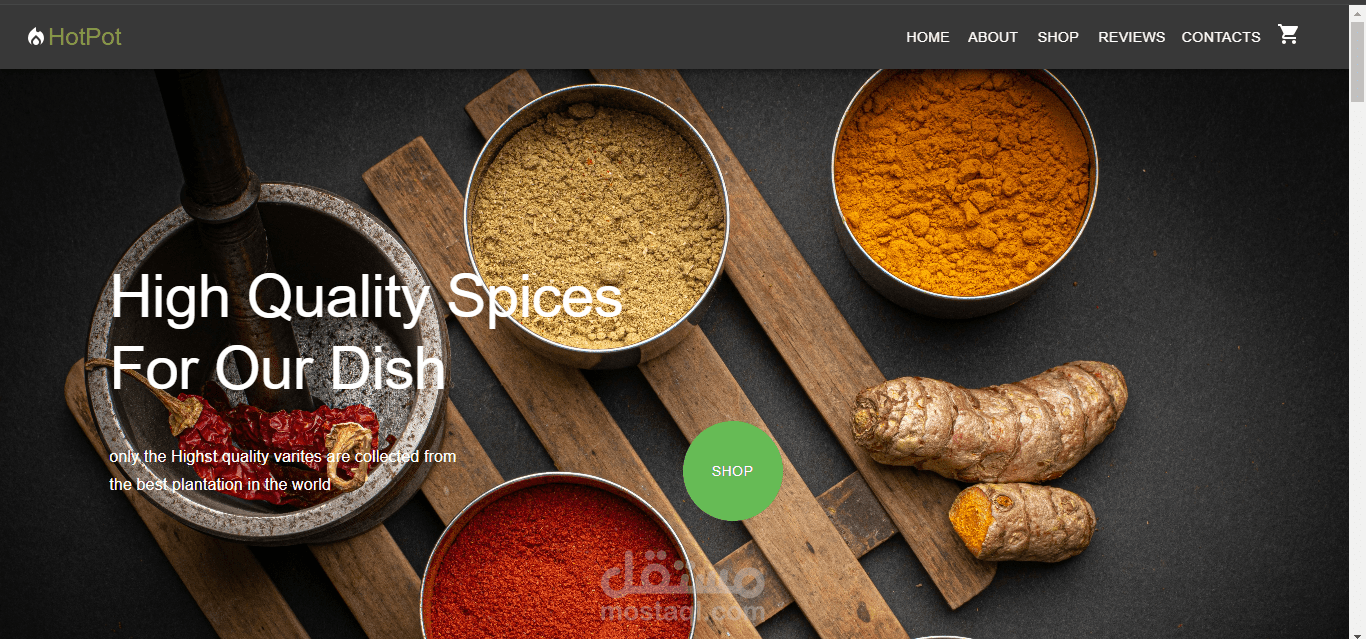 e-commerce website