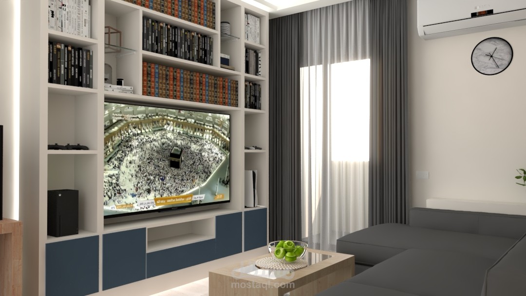 Living room Design and Drawings