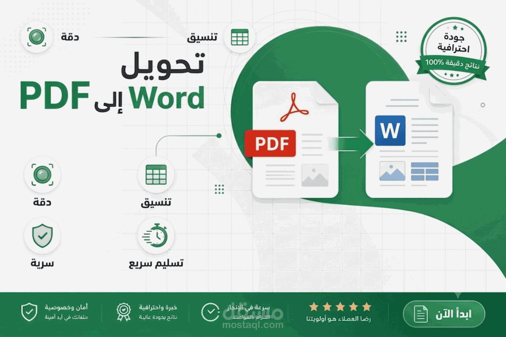 تحويل الملفات من pdf  إلى ملف word