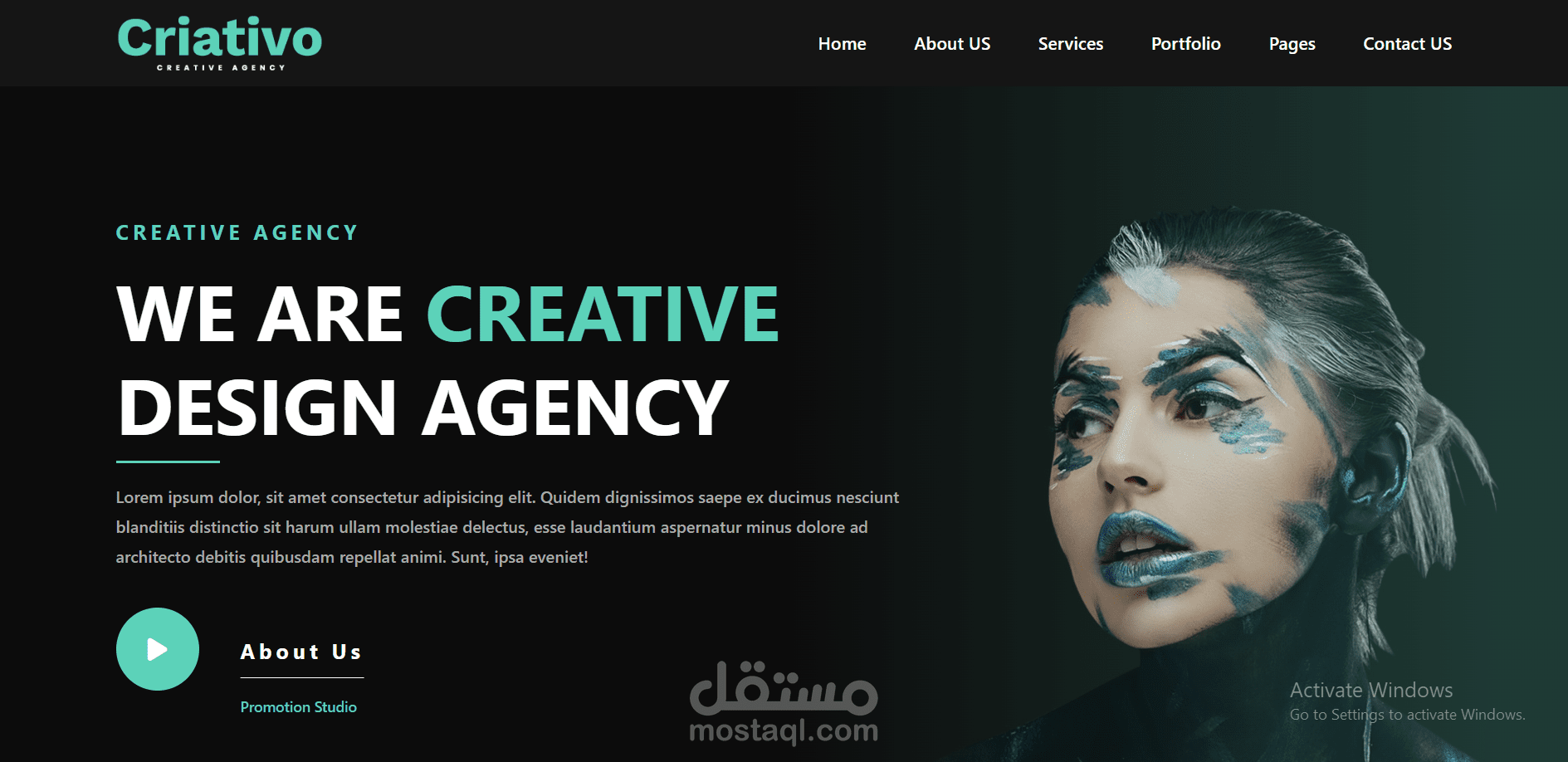 creative website