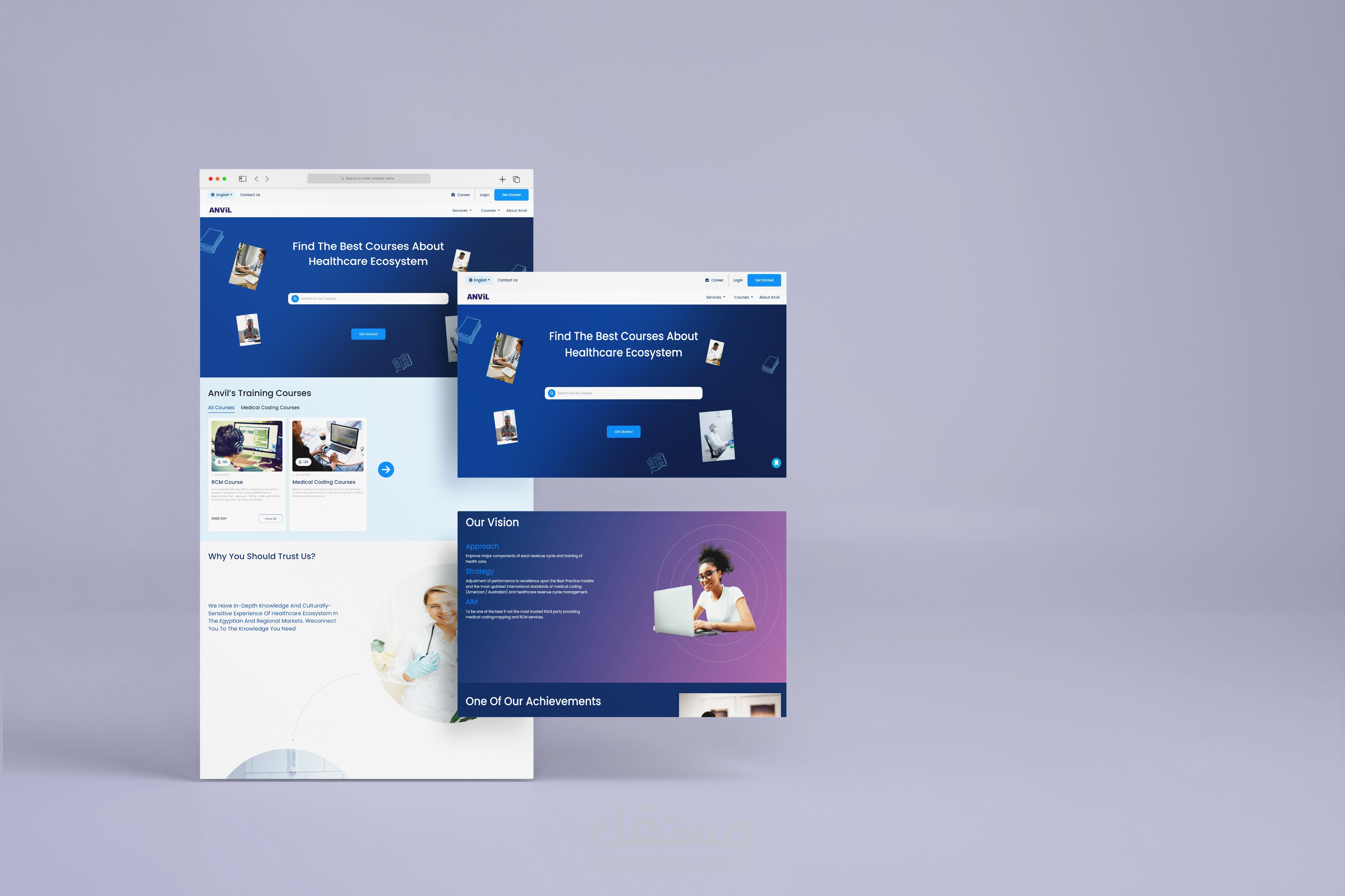 Anvil Responsive Landing Page
