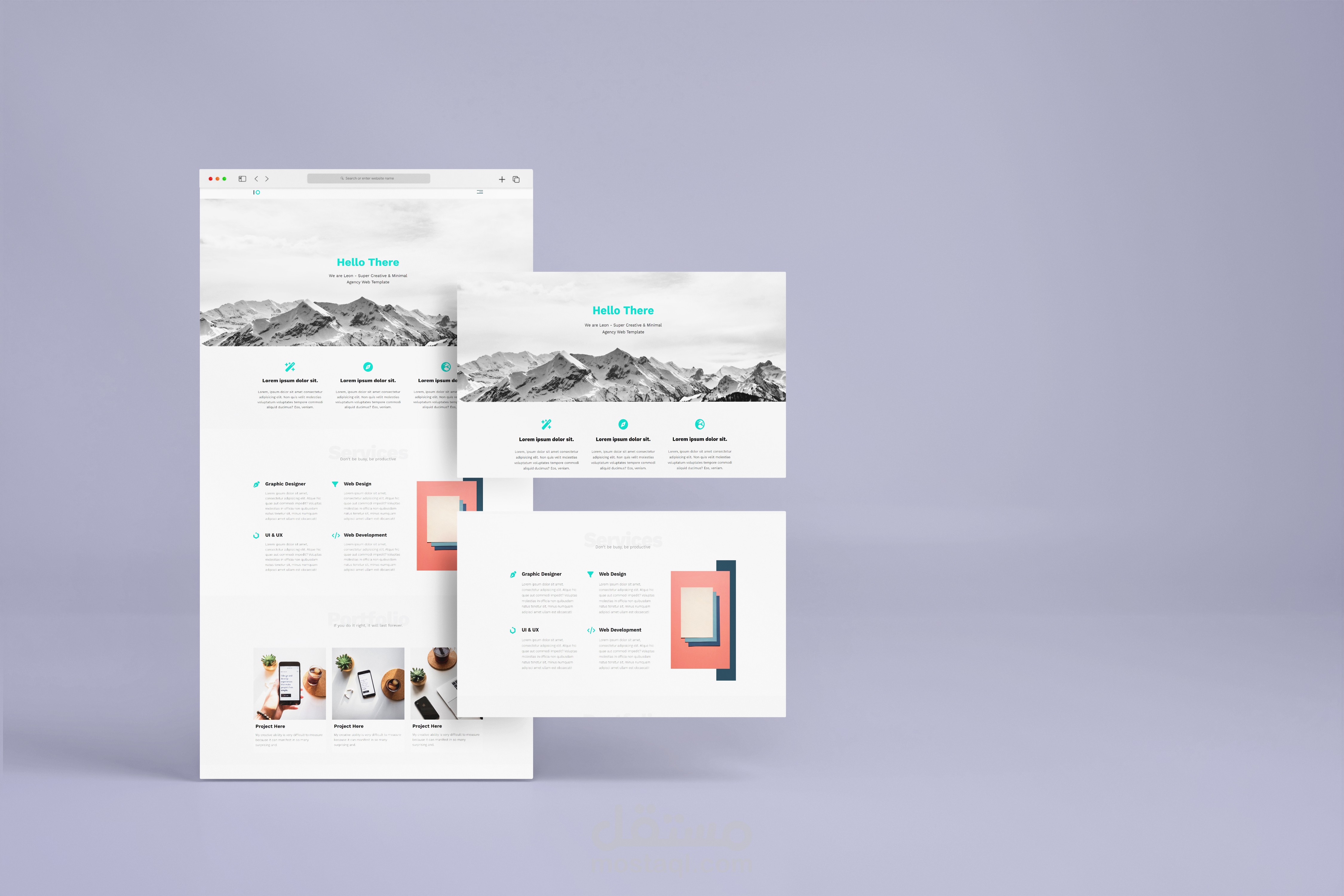 Leon Responsive Landing Page
