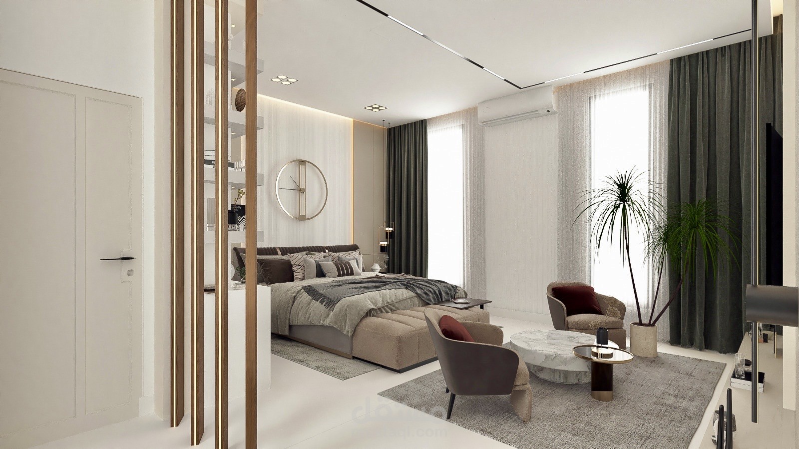 تصميم غرفة نومك الشخصي  | مزيج مثالي بين الحداثة والراحة المطلقة