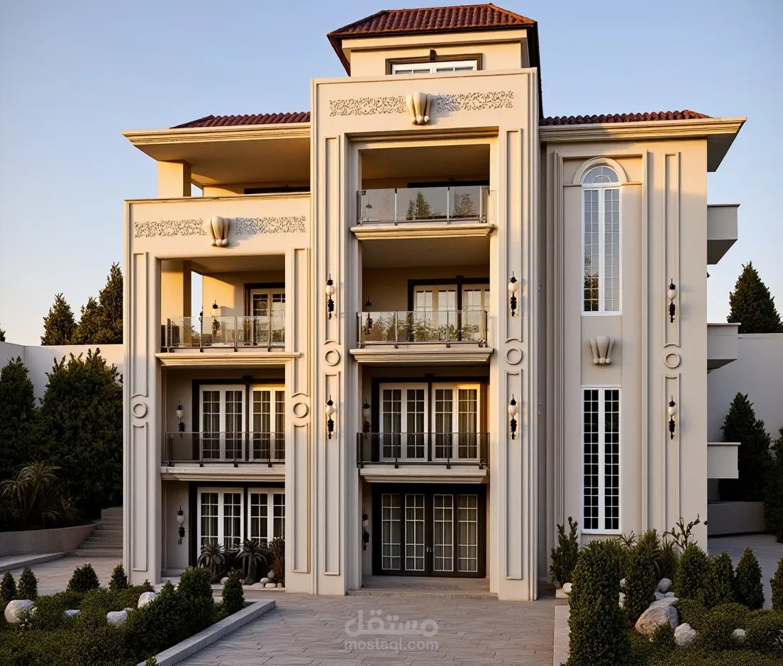 تصميم وتنفيذ واجهات خارجية فاخرة - رؤية حديثة تلبي ذوقك الفريد