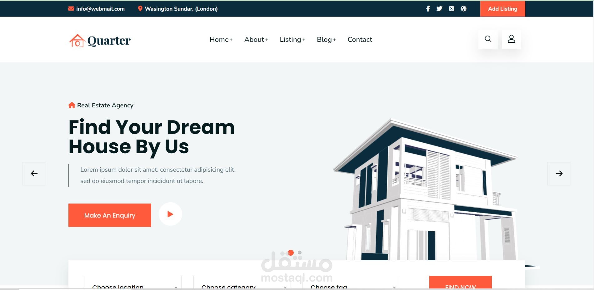 real estate website