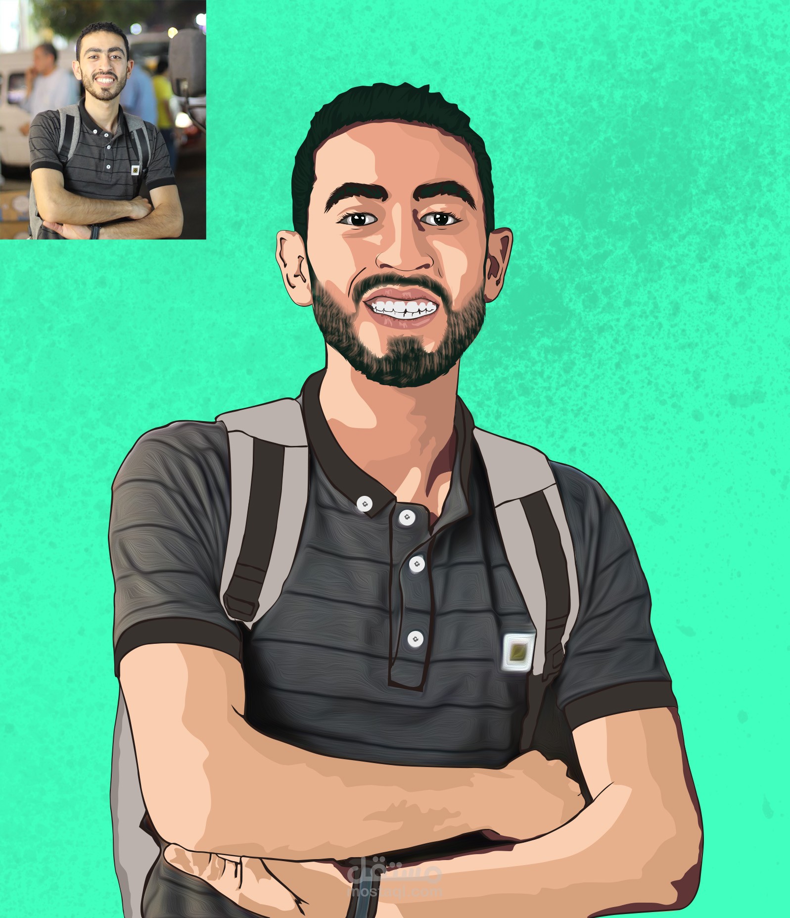 تحويل صورة لرسمة كرتونية