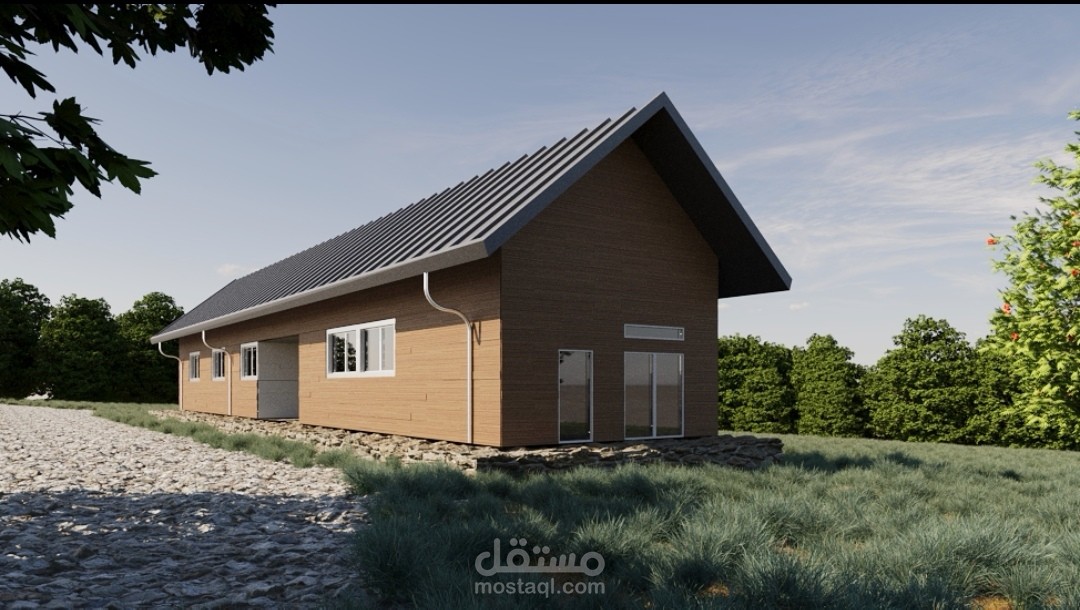مشروع باستخدام 3ds max و corona render