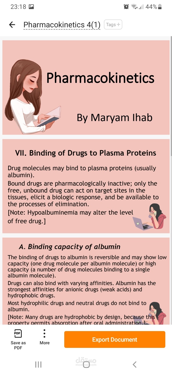 Pharmacokinetics from lippincott's pharmacology