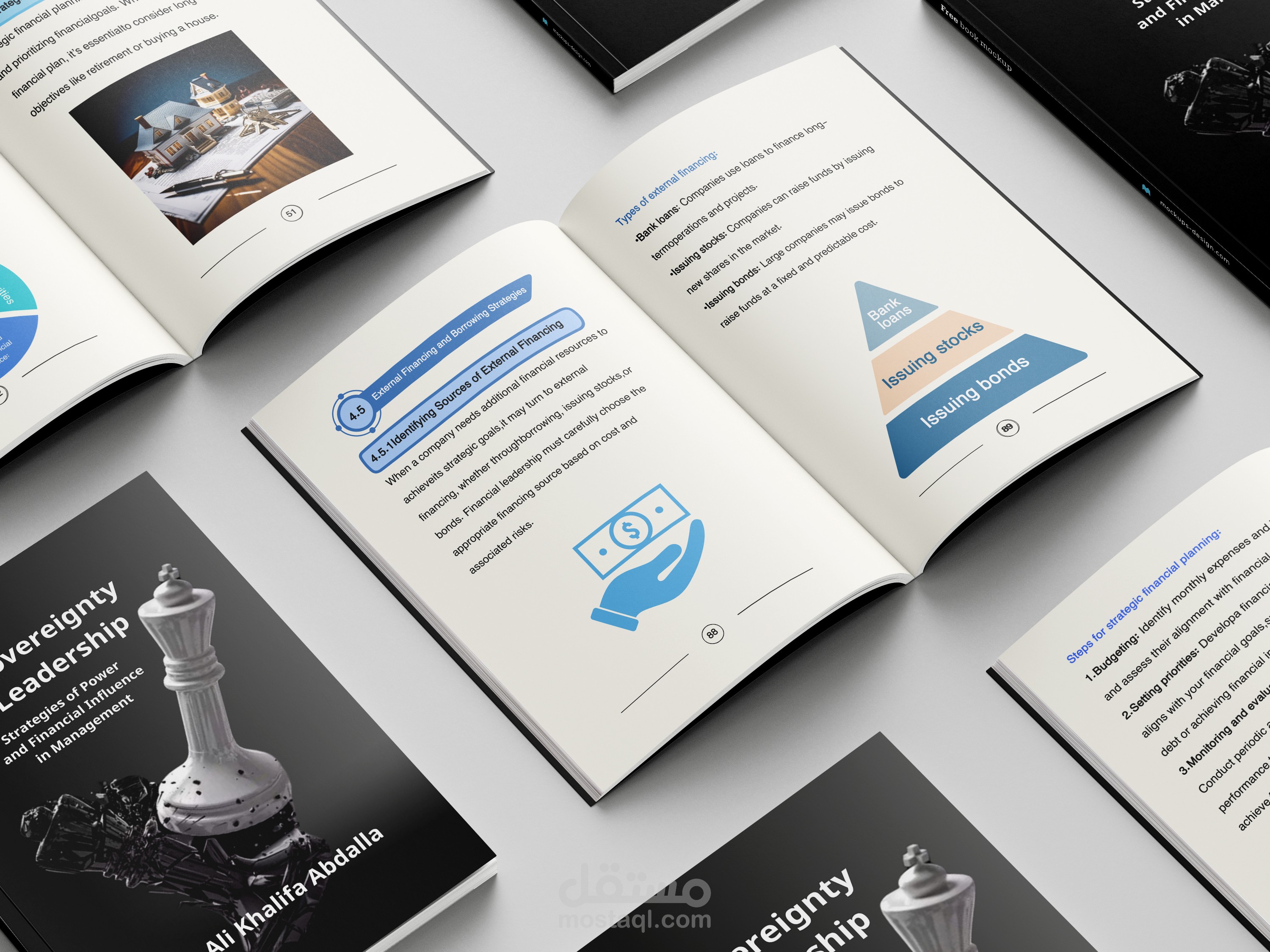 تنسيق كتب وتصميم أغلفة كتب