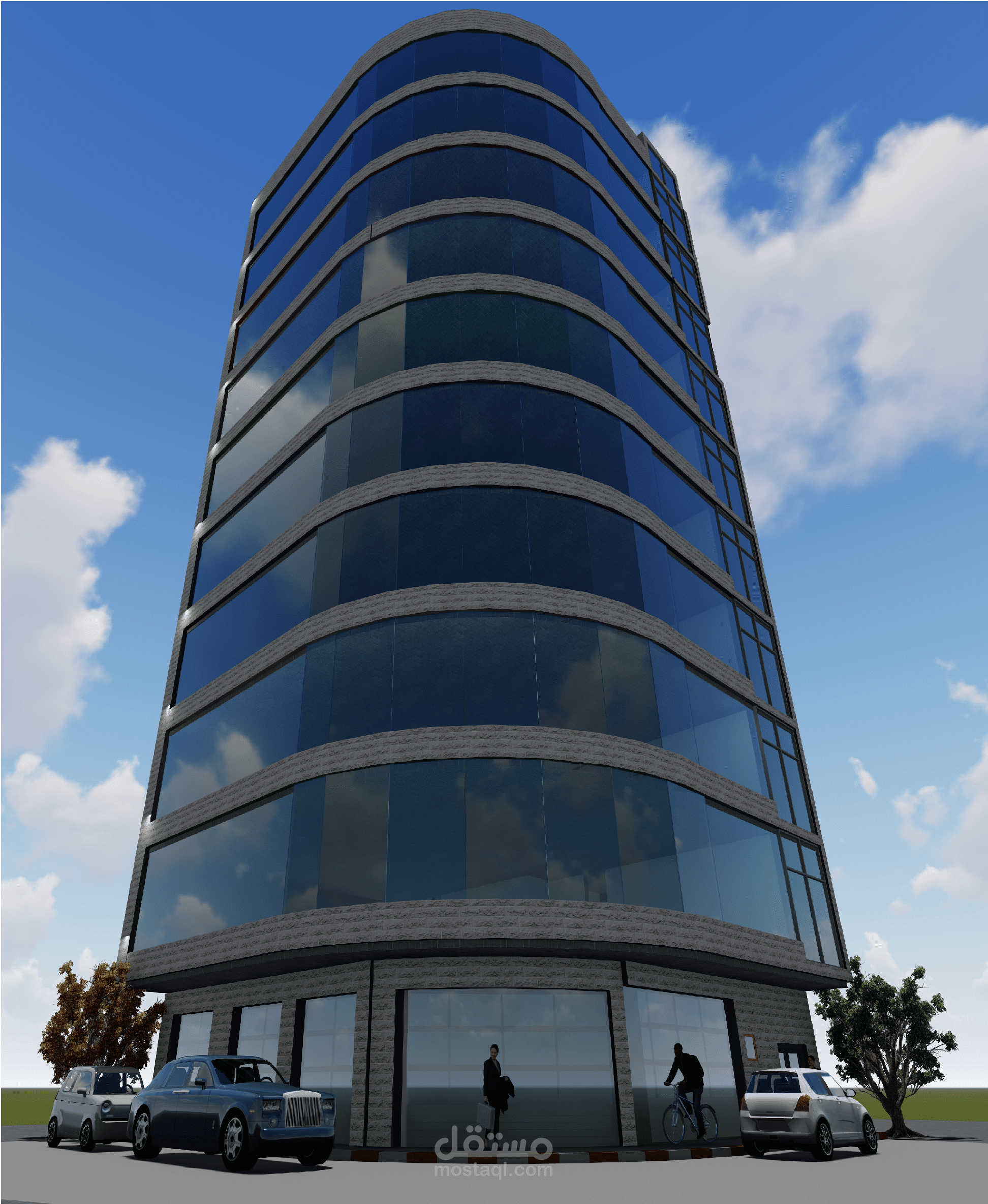 تصميم مجمع تجاري