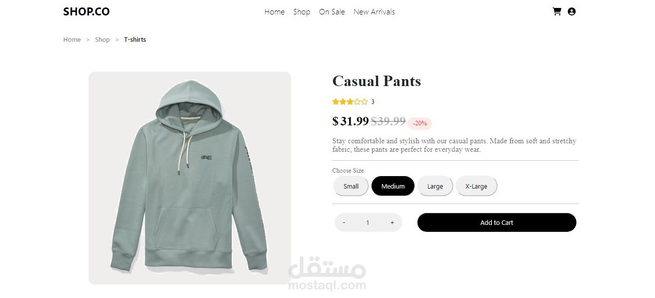 E-commerce website