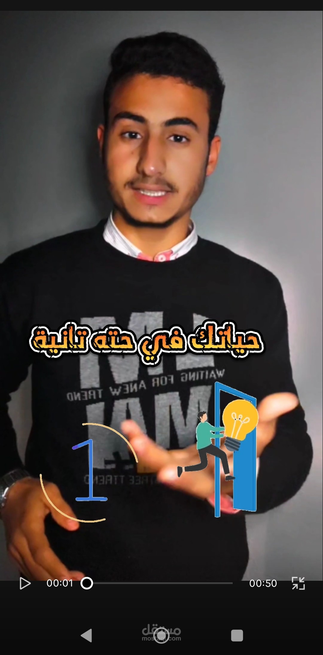 عمل محتوي ومونتاج الفيديو