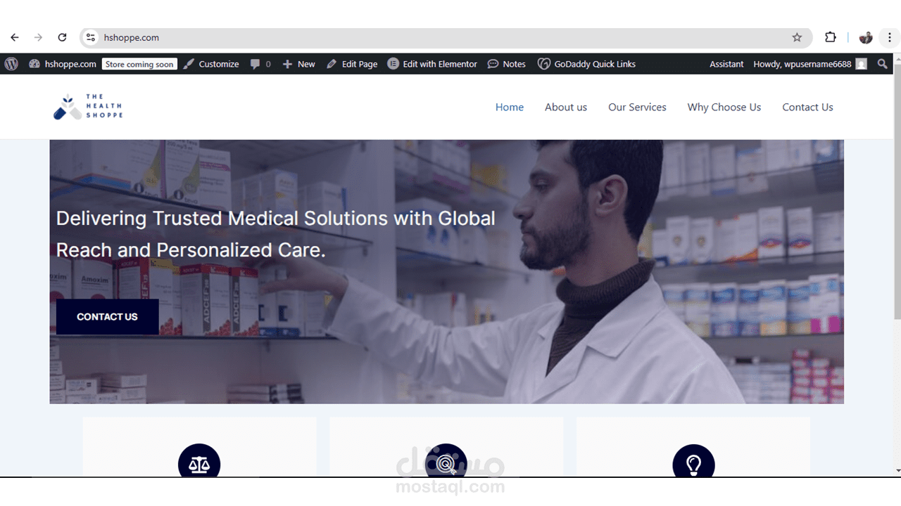 تصميم موقع على WordPress