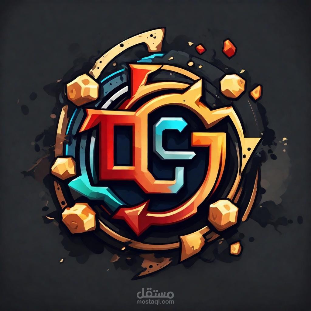 شعار لقناة علي اليوتيوب محتوي العاب (جيمنج)