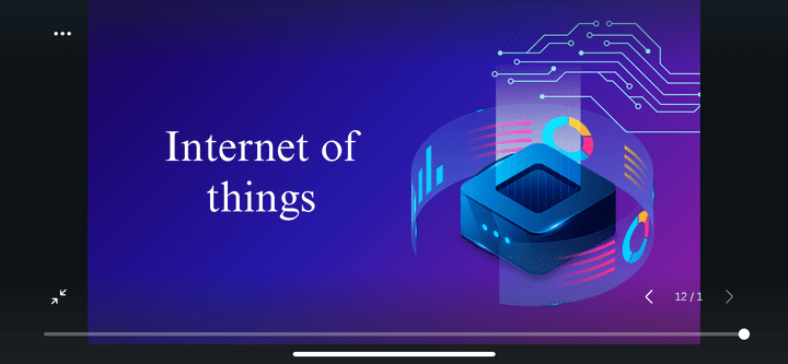 عرض تقديمي عن internet of Things