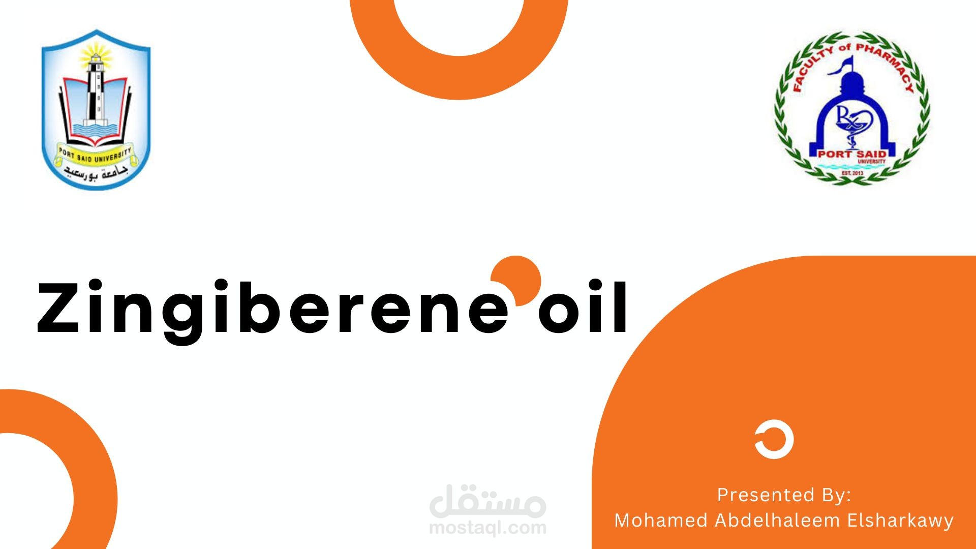 power point presentation (zingiberene oil)