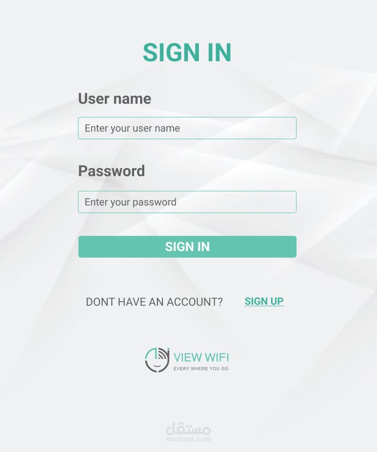 login & register for VIE isp