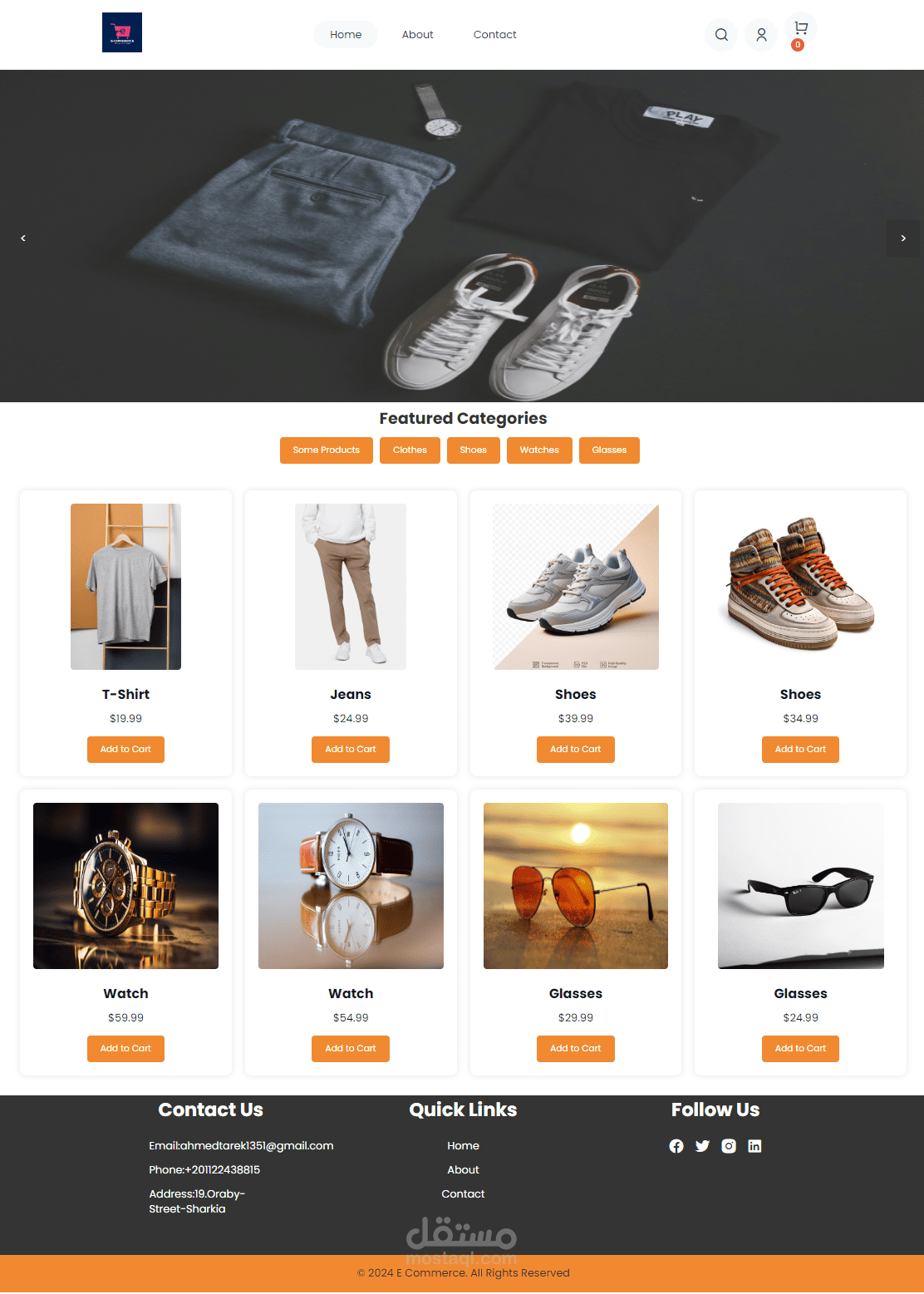 E-commerce Website