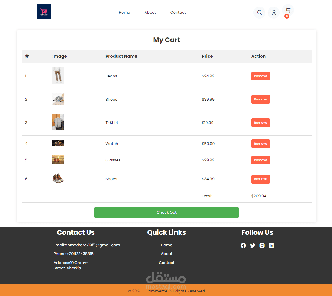 E-commerce Website