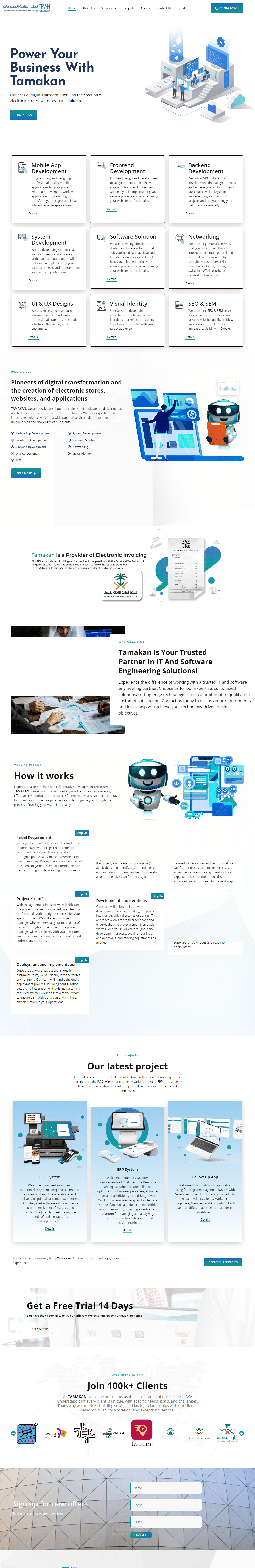 Tamakan information technology for a IT company in saudi arabia